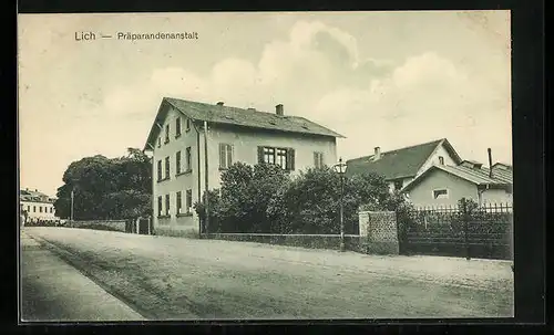 AK Lich, Ansicht Präparandenanstalt