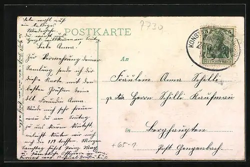 AK Kirnach, Blick zum Bahnhof