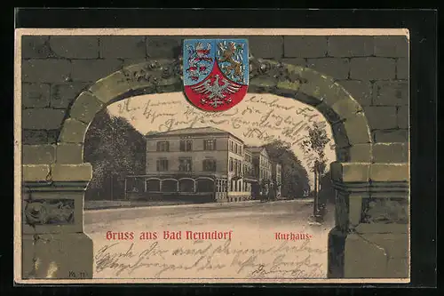AK Bad Nenndorf, Kurhaus, Wappen