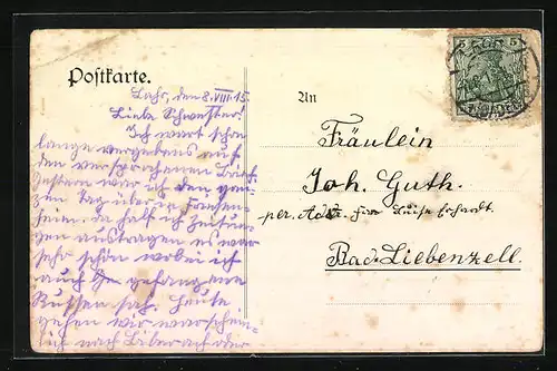 AK Lahr i. B., Albert Guth jr., Werderstrasse 64