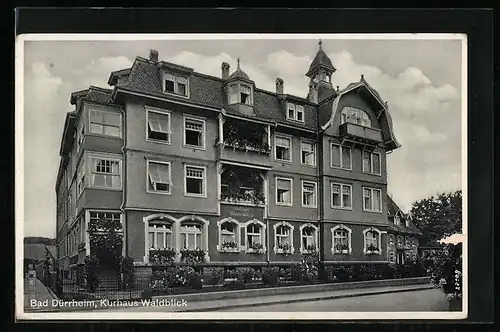 AK Bad Dürrheim, Hotel Kurhaus Waldblick