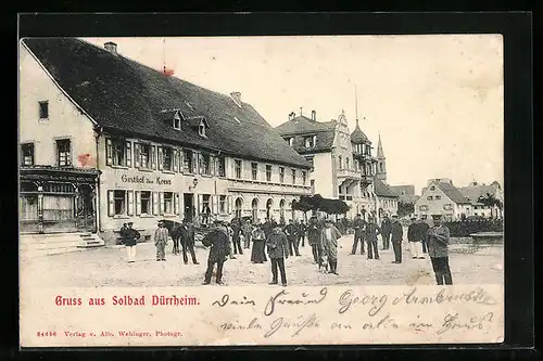 AK Solbad Dürrheim, Gasthof zum Kreuz