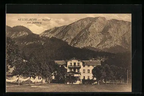 AK Kochel, Kesselberg, Gasthof mit Jochberg