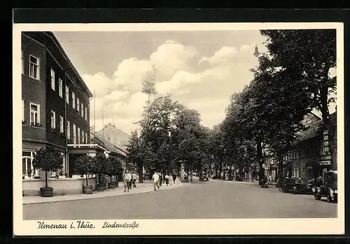 AK Ilmenau i. Thür., Partie an der Lindenstrasse