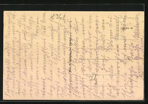 AK Leezen, Strassenpartie mit Gebäuden