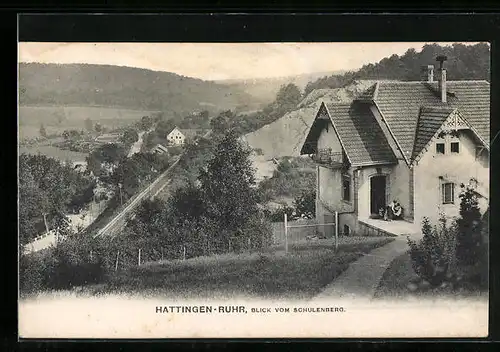 AK Hattingen /Ruhr, Blick vom Schulenberg