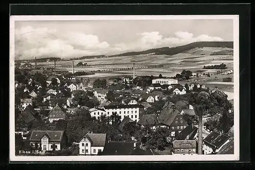 AK Eibau i. Sa., Ortsansicht aus der Vogelschau
