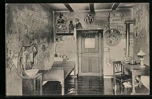 AK Marburg, Universitäts-Karzer mit Pritsche