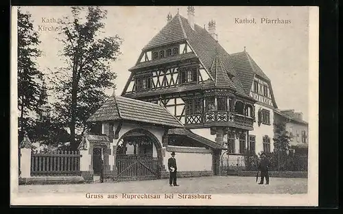 AK Strassburg-Ruprechtsau, Katholisches Pfarrhaus