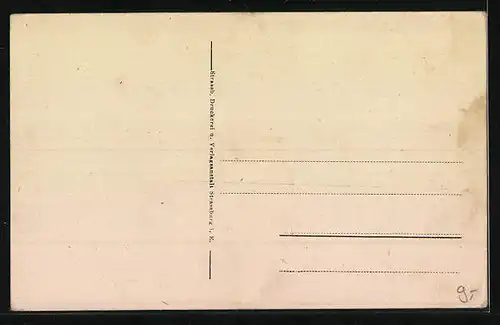 AK Strassburg, Unfallkrankenhaus am Steinring 45, Strassenansicht