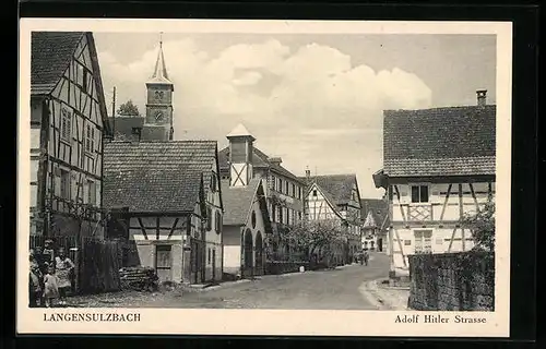 AK Langensulzbach,  Strasse