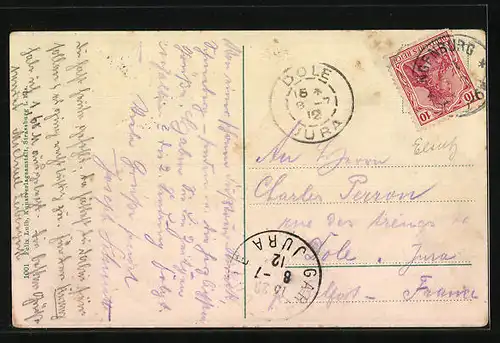 AK Wangenburg, Ortsansicht mit Kirche