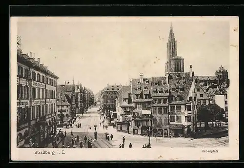 AK Strassburg i. E., Partie am Rabenplatz