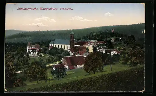AK Wangenburg /Vogesen, Ortsansicht mit Kirche