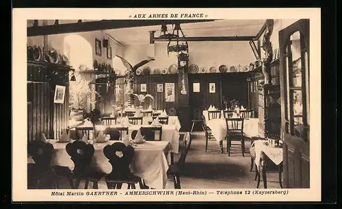 AK Ammerschwihr (Haut-Rhin), Hotel Martin Gaertner