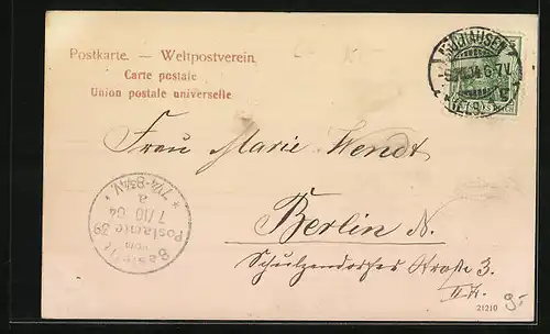 AK Mülhausen i. Els., Colmarerstrasse mit Offizierskasino Regt. 142