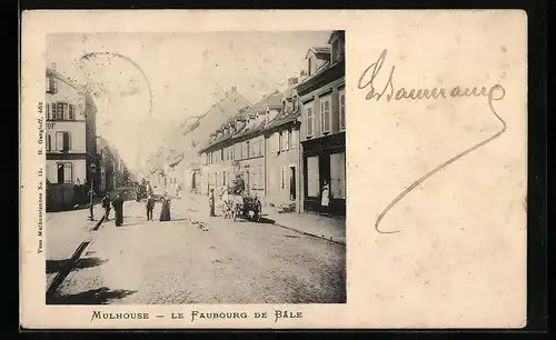 AK Mulhouse, Le Faubourg de Bâle