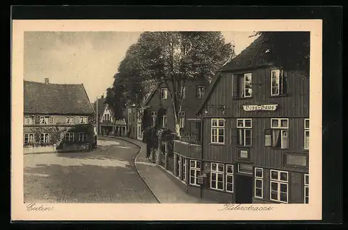 AK Eutin, Kielerstrasse mit Gasthaus Voss-Haus