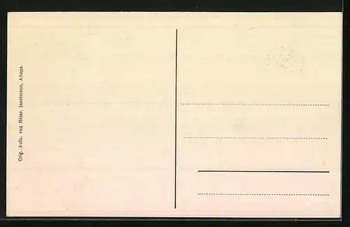 AK Hamburg-Altona, Donnerschloss mit Freitreppe