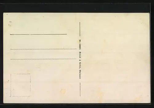 AK Collm, Teilansicht mit Collmberg