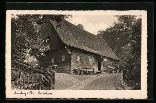 AK Sonneberg /Thür., Ansicht Lutherhaus
