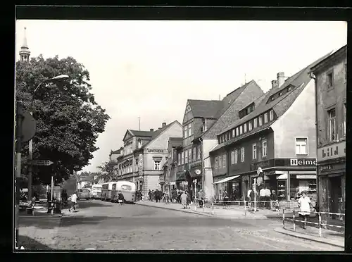 AK Olbernhau i. Erzgeb., Partie am Ernst-Thälmann-Platz