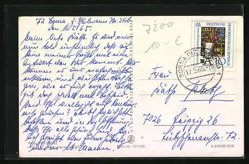 AK Borna, Ernst-Thälmann-Strasse