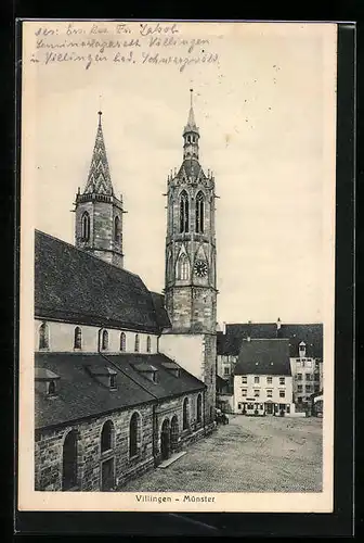 AK Villingen, Blick auf die Münster