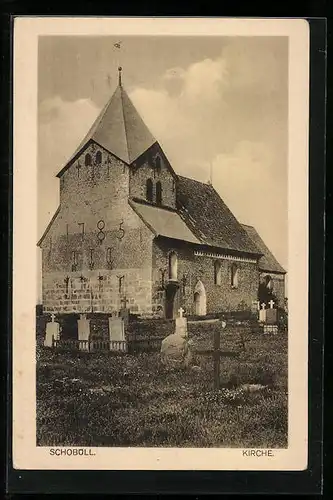 AK Schobüll, Ansicht der Kirche