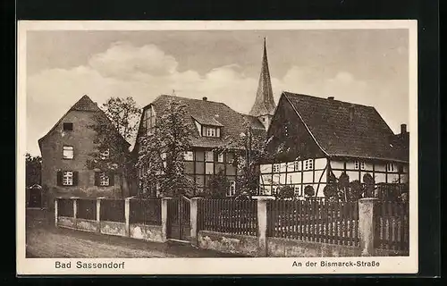 AK Bad Sassendorf, An der Bismarck-Strasse