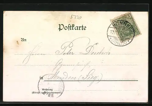 Lithographie Königswinter, Drachenfels Plateau, Teilansicht, Rheindampfer