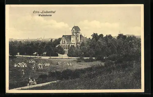 AK Köln-Lindenthal, Gasthaus Waldschenke