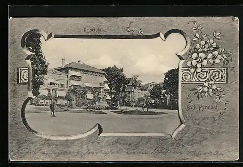 AK Bad Pyrmont, Kaiserplatz