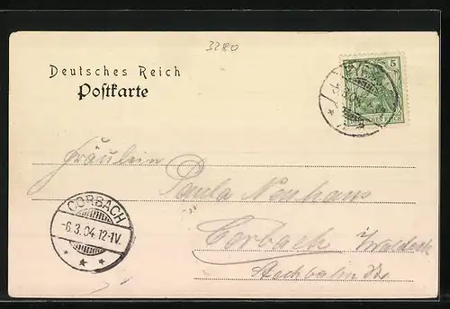 AK Bad Pyrmont, Kaiserplatz