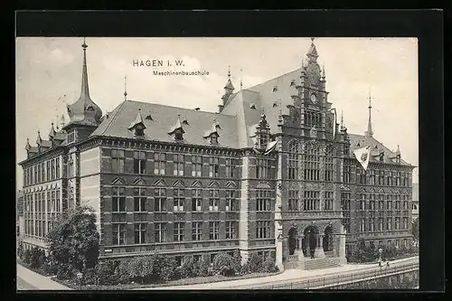 AK Hagen i. W., Ansicht Maschinenbauschule