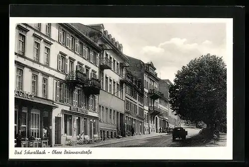 AK Bad Schwalbach, Obere Brunnenstrasse