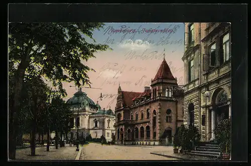 AK Rendsburg, Ansicht Jungfernstieg