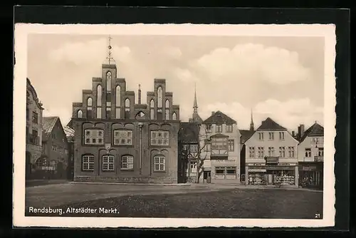 AK Rendsburg, Altstädter Markt