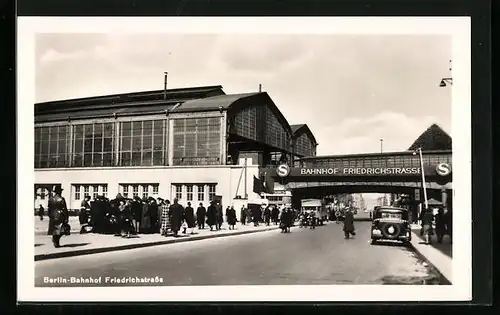 AK Berlin, Bahnhof Friedrichstrasse