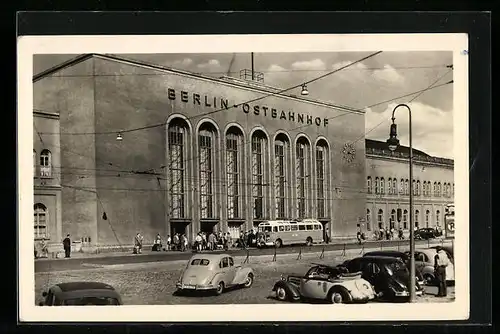 AK Berlin, Blick auf den Ostbahnhof