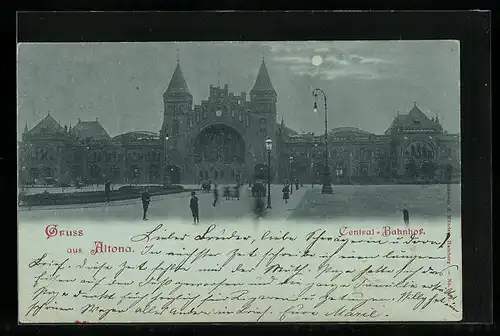 AK Hamburg-Altona, Central-Bahnhof