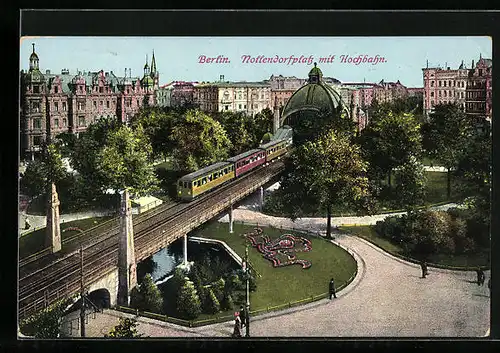 AK Berlin-Schöneberg, U-Bahn am Nollendorfplatz