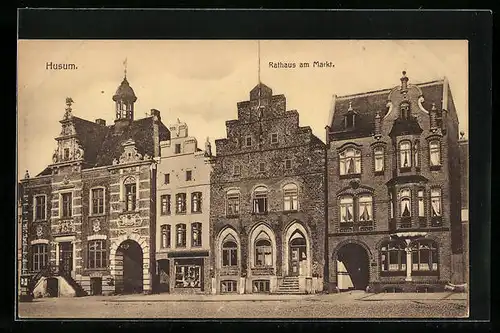 AK Husum, Rathaus am Markt