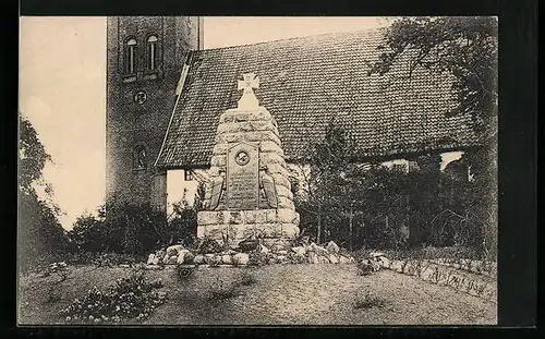AK Bornhöved, Kriegerdenkmal 1914-18