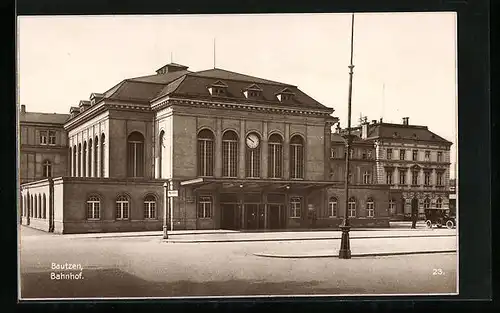 AK Bautzen, Haupteingang vom Bahnhof