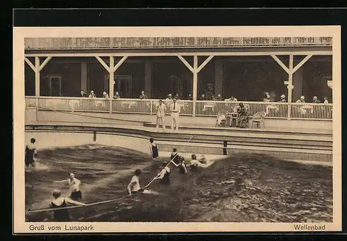 AK Berlin-Halensee, Wellenbad im Lunapark