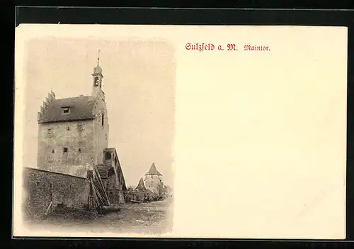 AK Sulzfeld a. M., Blick auf das Maintor