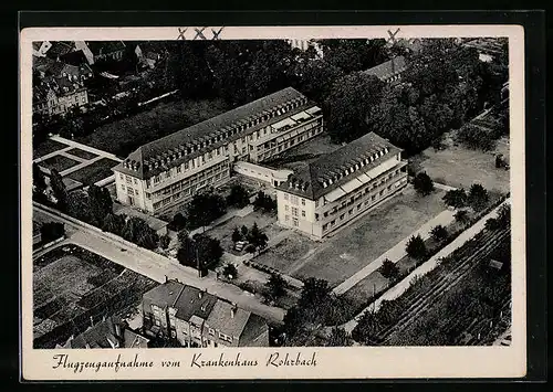 AK Rohrbach, Krankenhaus, Fliegeraufnahme