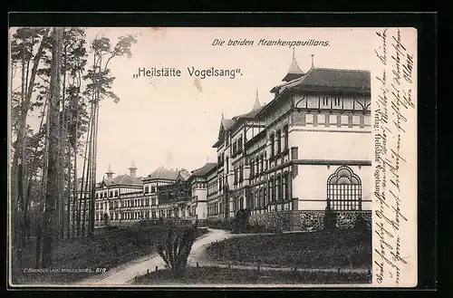 AK Vogelsang, Heilstätte Vogelsang, Krankenpavillons