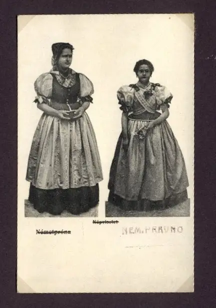 Fotoalbum mit 87 Fotografien, Grenzlandfahrt 1927, Wandervögel, Studenten, Deutschproben, Zigeuner, Tracht, Leutschau 13